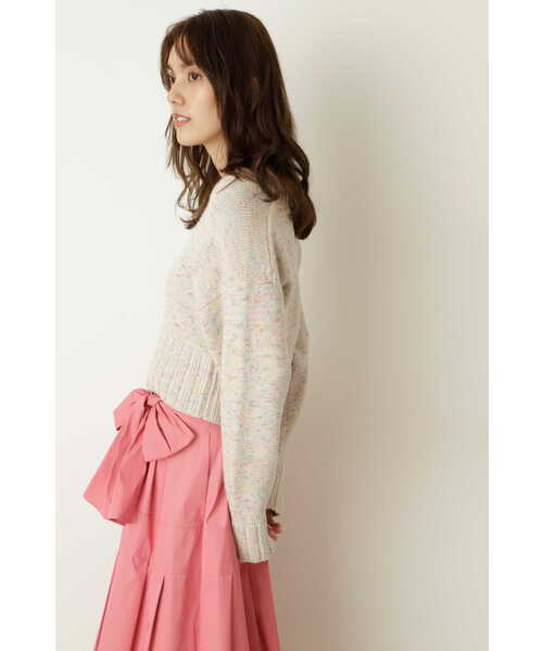 「JILL STUART」 長袖ニット FREE ベージュ レディース_画像2