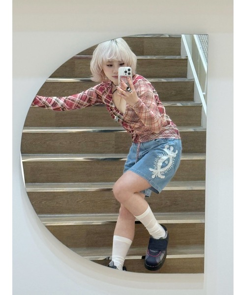 Desigual（デシグアル） ジーンズ デニム デニムパンツ 刺繍入り