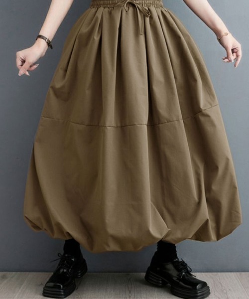 「SallyLunn」 フレアスカート X-LARGE ベージュ レディース_画像9