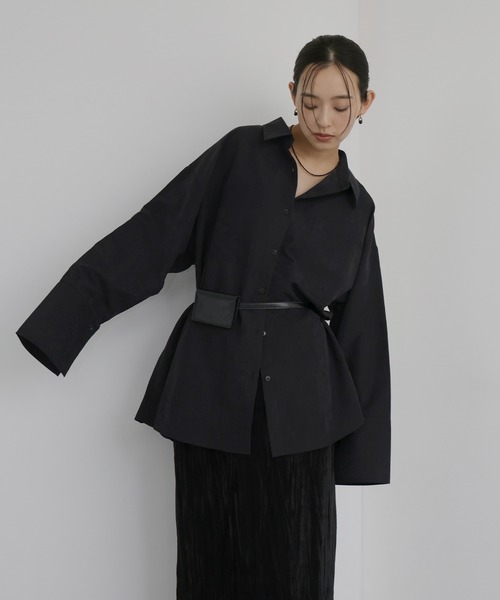 「hellam」 長袖シャツ FREE アイボリー レディース_画像8