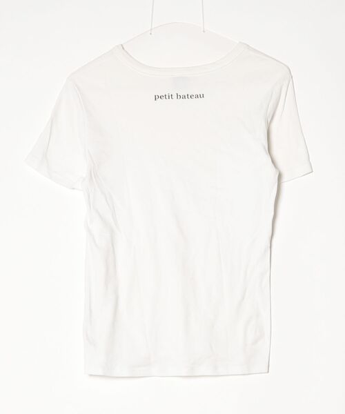 「PETIT BATEAU」 半袖Tシャツ MEDIUM ホワイト レディース_画像2