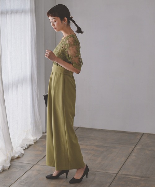 「Kana」 パンツドレス S ブルー レディース_画像8