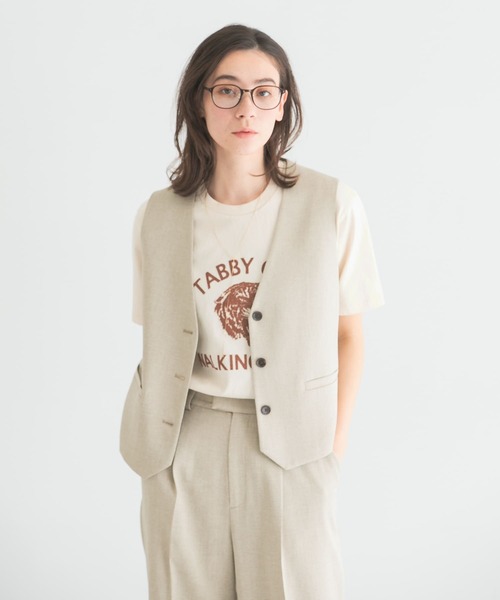 「MIXTA」 半袖Tシャツ SMALL アイボリー レディース_画像5