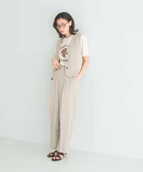 「MIXTA」 半袖Tシャツ SMALL アイボリー レディース_画像8