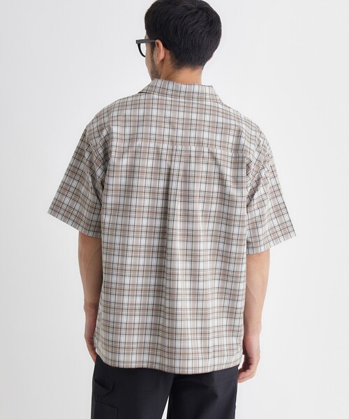 BACK NUMBER シャツ 半袖 ハーフジッププルオーバー メンズ : ZOZOTOWN