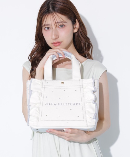 JILL by JILL STUART ホワイトトートバッグ JILL by JILL STUART（ジルバイジルスチュアート） トートバッグ