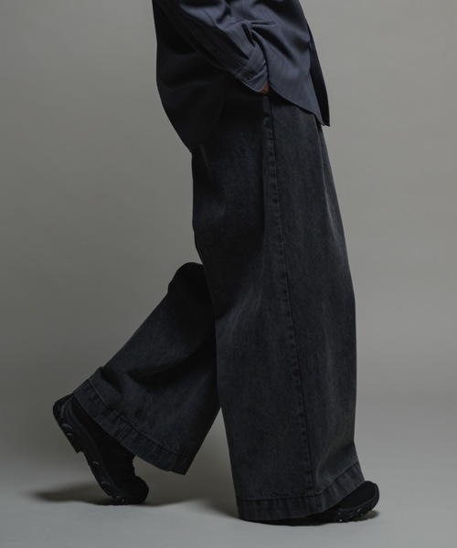 「Casper John」 デニムパンツ X-SMALL グレー メンズ_画像3