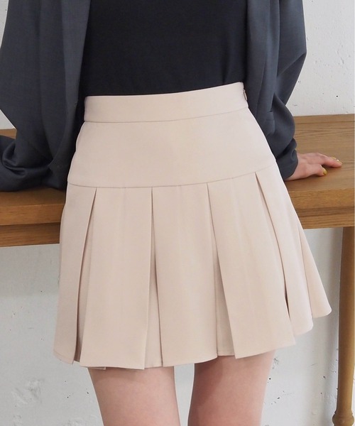 「tiptop」 ミニスカート S チャコールグレー レディース_画像3
