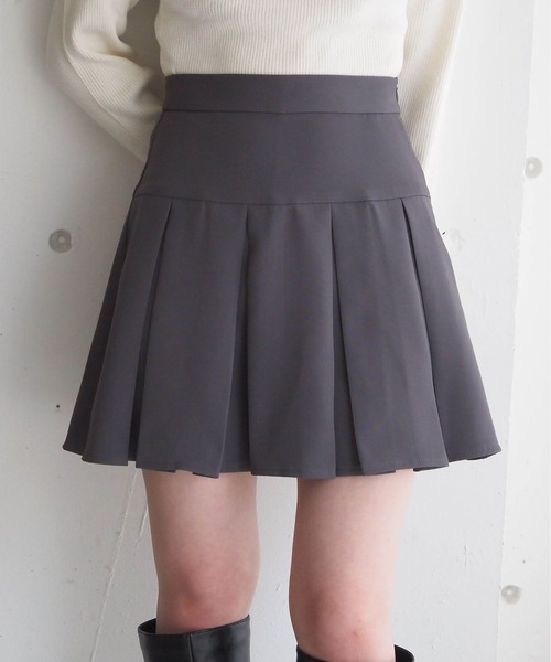 「tiptop」 ミニスカート S チャコールグレー レディース_画像4