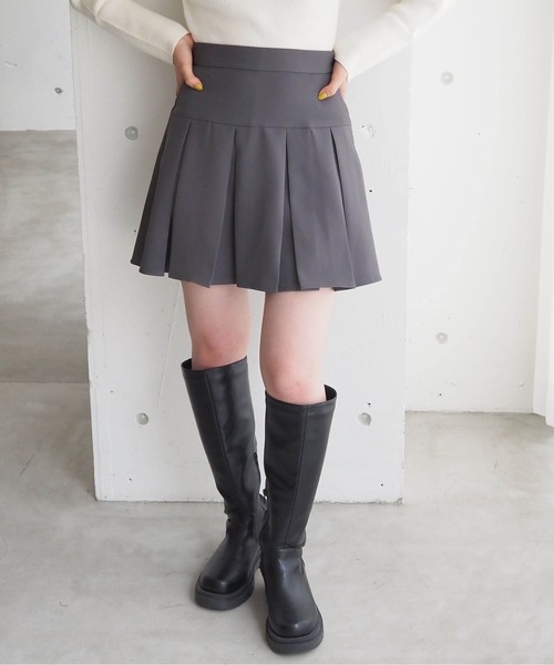 「tiptop」 ミニスカート S チャコールグレー レディース_画像5