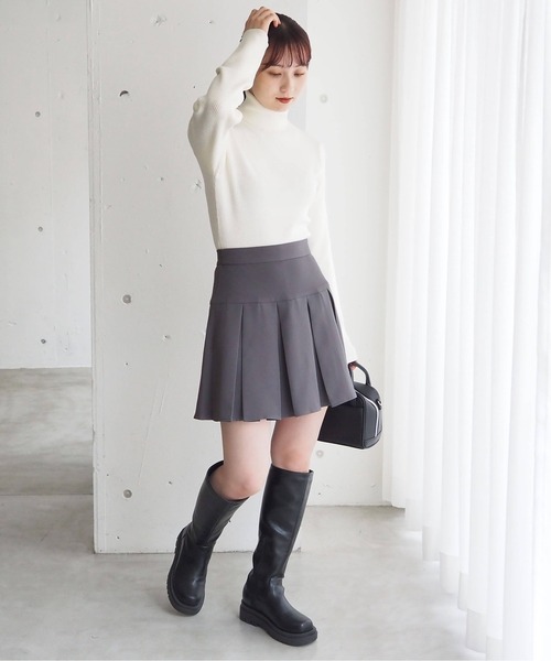 「tiptop」 ミニスカート S チャコールグレー レディース_画像7