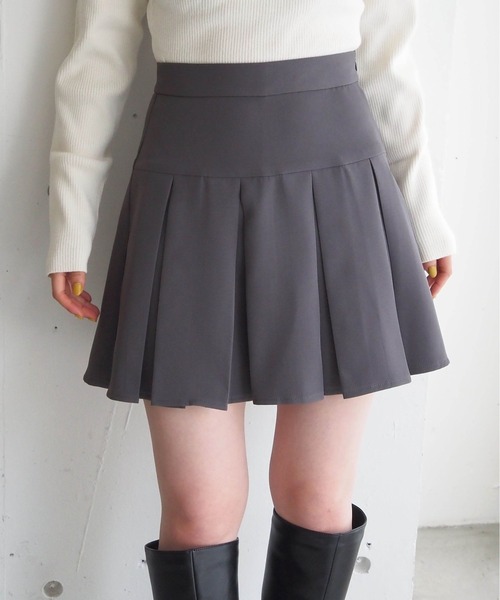 「tiptop」 ミニスカート S チャコールグレー レディース_画像8