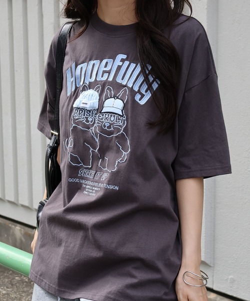 「SpRay」 半袖Tシャツ FREE オートミール レディース_画像3