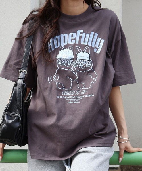 「SpRay」 半袖Tシャツ FREE オートミール レディース_画像6