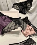 ショーツ レースショーツ 花柄 リボン セクシ...の詳細画像3
