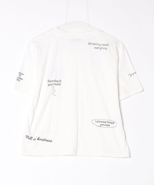 「PAGEBOY」 半袖Tシャツ FREE ホワイト レディース_画像2