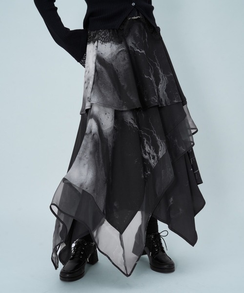 HARE（ハレ） ロング スカート 「郷祥×HARE」チュールレイヤースカート