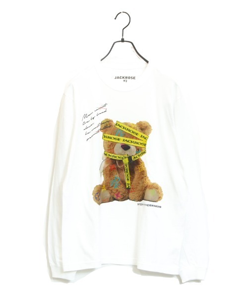 「JACKROSE」 長袖Tシャツ X-LARGE ホワイト メンズ_画像3