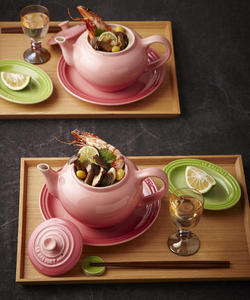 Le Creuset（ル・クルーゼ） 食器 ティーポット＆マグ（SS）（2個入り 