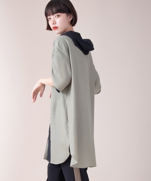 La SRIC（ラスリック） ブラウス シャツ 半袖 La SRIC / メッシュ 