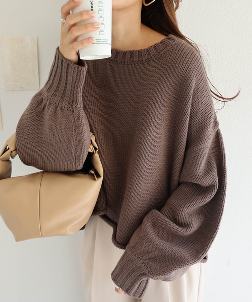 よっち様 STONE  セーター ニット 美品 長袖 クルーネック よっち様 STONE セーター ニット 美品 長袖 クルーネック セール】変な