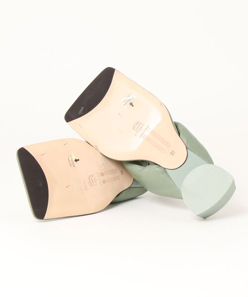 サンダル・ミュール miista SS22 ANAIS SANDALS (MI_3558_GREEN) ミスタ(MIISTA)｜Anais Shamrock Green Pathed Nappa Sandals