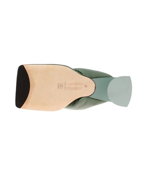 miista サンダル MIISTA ANAIS SHAMROCK GREEN PATHED NAPPA