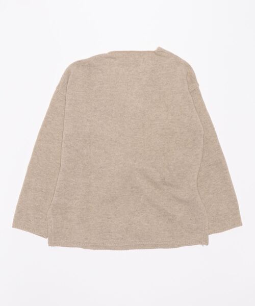 ニット セーター サイドリボンカシュクールニット レディース Isn't She？ ニット セーター サイドリボンカシュクールニット