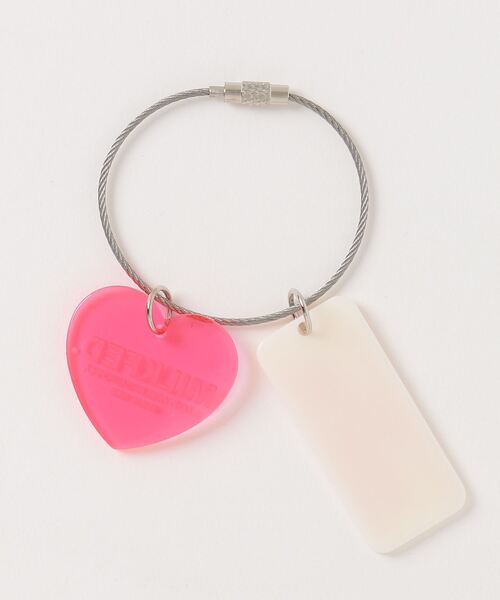 MILKFED.（ミルクフェド） キーホルダー HEART AND PLATE KEYCHAIN