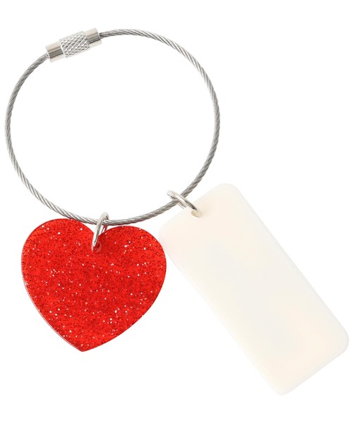 MILKFED.（ミルクフェド） キーホルダー HEART AND PLATE KEYCHAIN