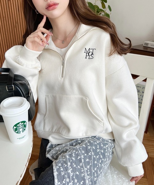 moment+ トレーナー スウェット 「累計販売枚数1万枚突破！」裏起毛