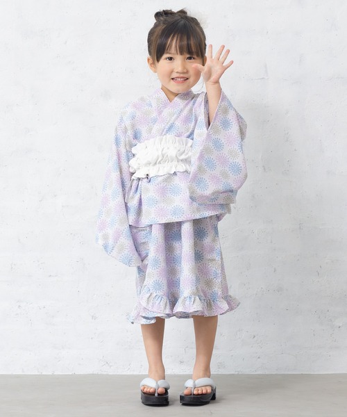 SOUBIEN 浴衣 セパレート浴衣セット 子ども キッズ 上下セット