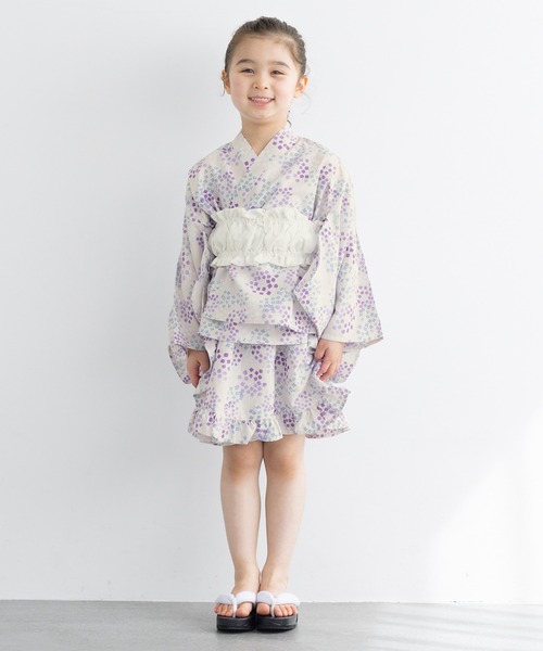 SOUBIEN（創美苑） 浴衣 セパレート浴衣セット 子ども キッズ 上下