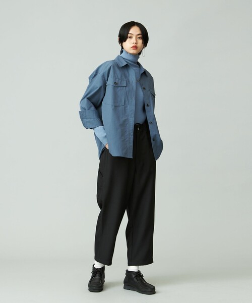 J.PRESS YORK STREET ブラウス シャツ 「WOMEN」ミリタリーシャツ