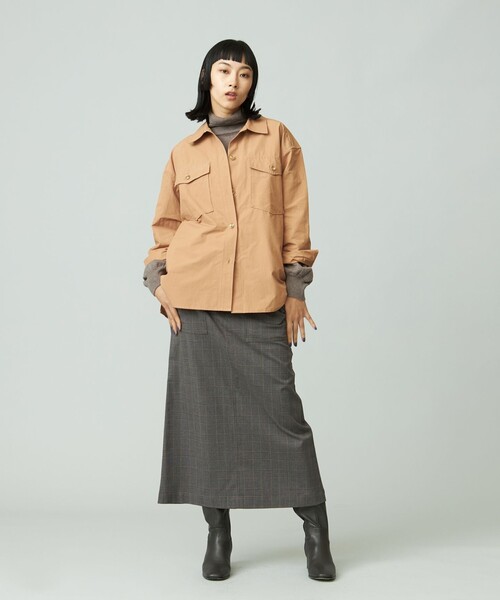 J.PRESS YORK STREET ブラウス シャツ 「WOMEN」ミリタリーシャツ