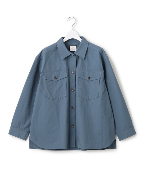 J.PRESS YORK STREET ブラウス シャツ 「WOMEN」ミリタリーシャツ