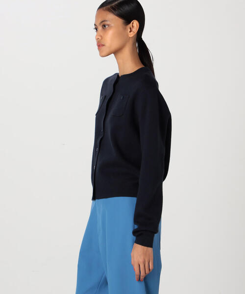 CABaN」 ニットカーディガン X-SMALL ブルー レディース（CABaN