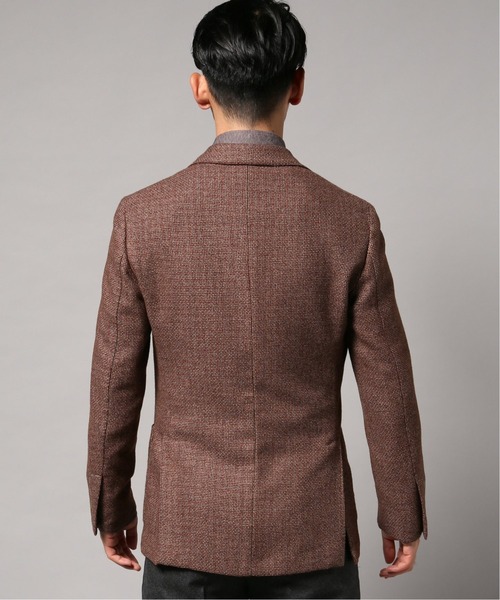 LARDINI」 テーラードジャケット 44 ブラウン系その他 メンズ 