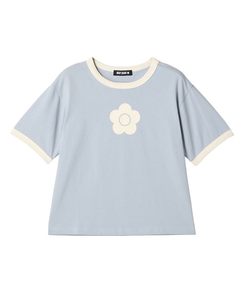 マリークワント MARY QUANT レトロロゴリンガーデイジー Tシャツ （アイボリー） MARY QUANT ONLINE SHOP｜マリークヮントオンラインショップ