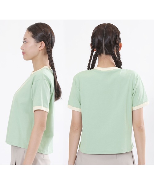 マリークワント MARY QUANT バックプリント Tシャツ （ライトグリーン） マリークワント MARY QUANT バックプリント Tシャツ （ライト