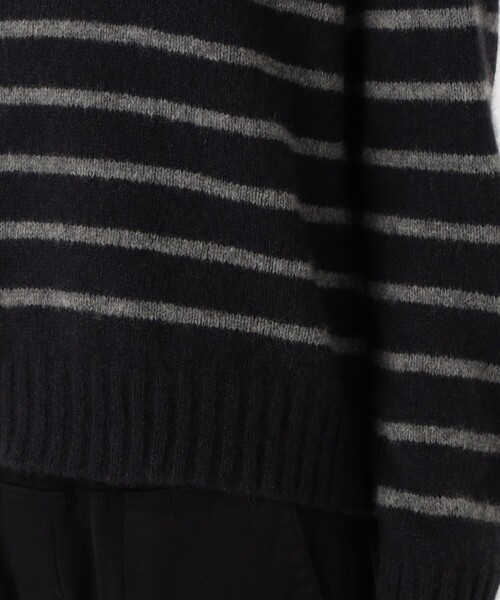 ニット セーター カシミヤボーダー ラグランスリーブプルオーバー WLTC3866 レディース JAMES PERSE ニット セーター カシミヤボーダー ラグラン