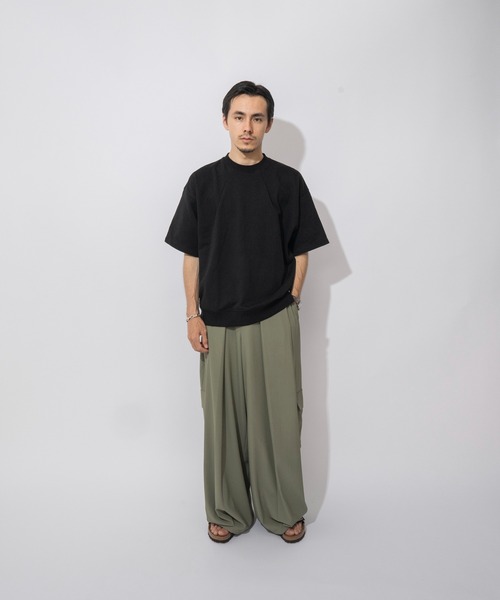 やまもと様 C7408 タックスウェットTシャツ Nanmo. tシャツ TUCK SWAET T-SHIRT / タッククルーネックスウェットT