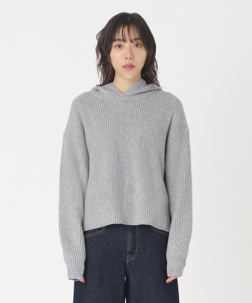 ニット セーター Levi's/リーバイス COMET フーディー グレー LIGHT HEATHER レディース