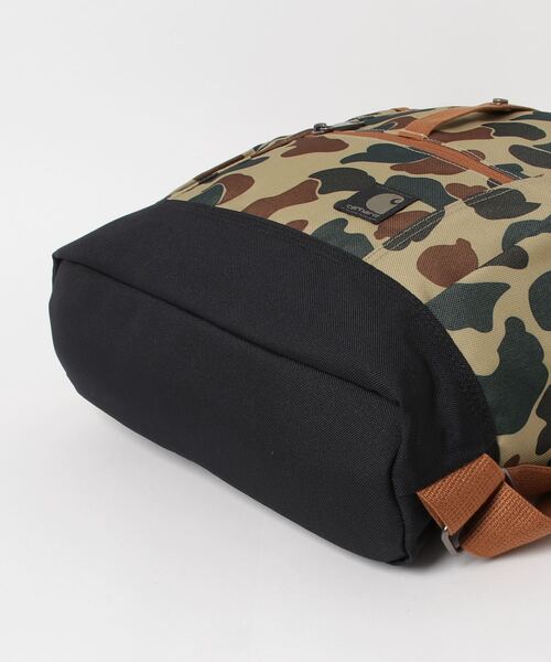 キーチェーン付き エコバッグ camoプリント ☆ Carhartt Carhartt カーハート バッグ メンズ レディース 正規販売店
