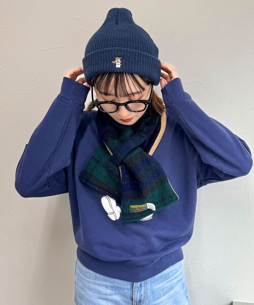 fredy emue（フレディエミュ） マフラー 「別注」「TWEED MILL