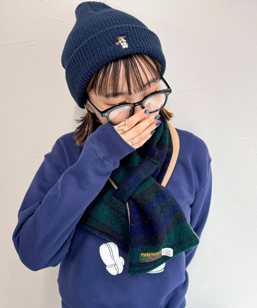 fredy emue（フレディエミュ） マフラー 「別注」「TWEED MILL
