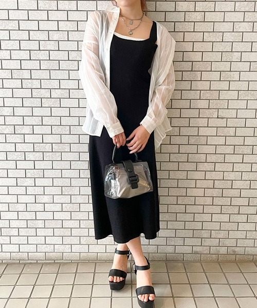 ブラウス シャツ ストライプシアーシャツ レディース : ZOZOTOWN