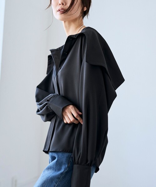 RONEL ブラウス シャツ 「RONEL」セーラーカラーブラウス レディース