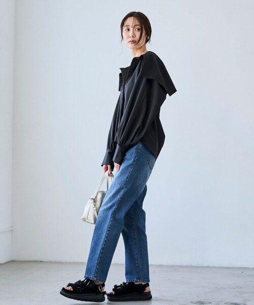 RONEL ブラウス シャツ 「RONEL」セーラーカラーブラウス レディース