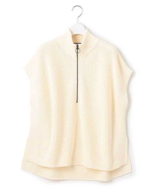 【特別セール品】 J.PRESS YORK STREET ベスト ジレ 「WOMEN」コットンニット トップス